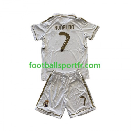 Tenue Real Madrid Cristiano Ronaldo 7 Retro Enfant Domicile 2011-2012 Maillot de Foot